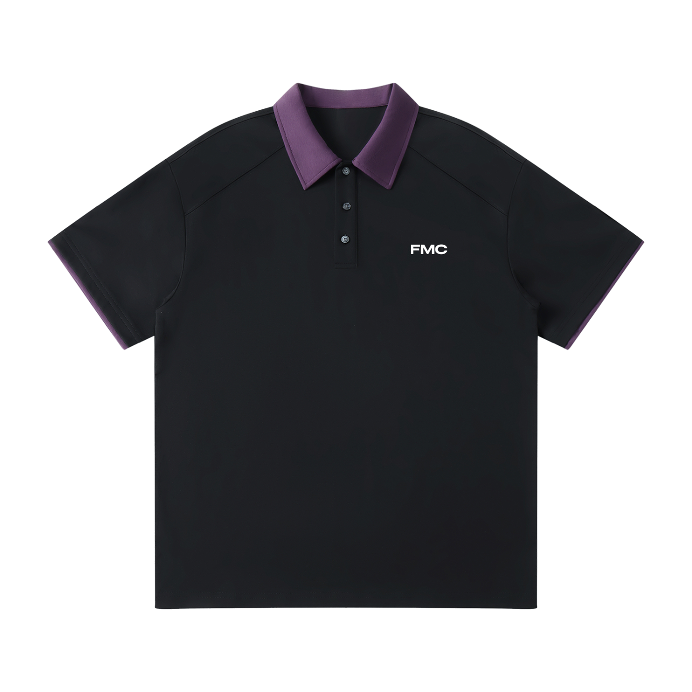 FMC Classic Golf Polo - Black