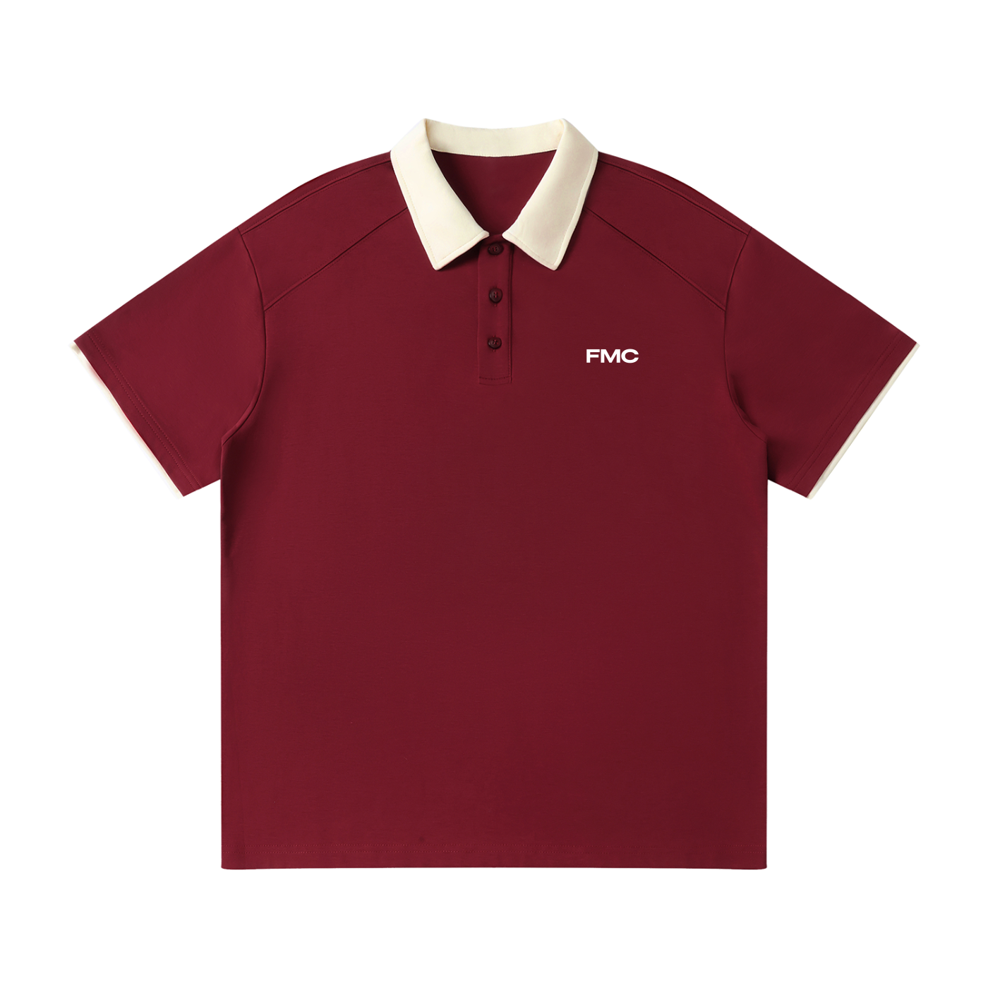 FMC Classic Golf Polo - Wine Red