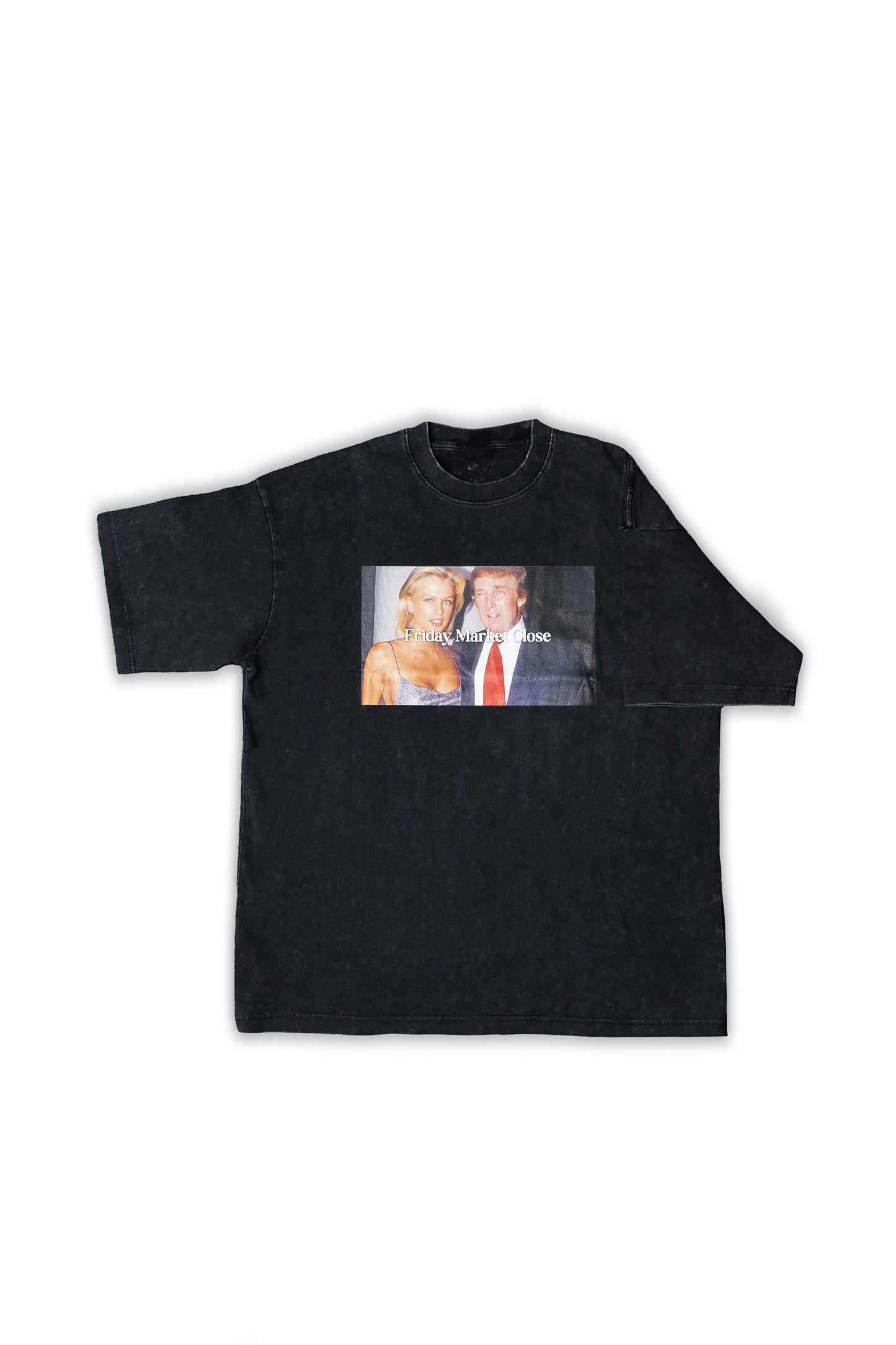 Classic Overlay Tee - "Stocks & Blondes"