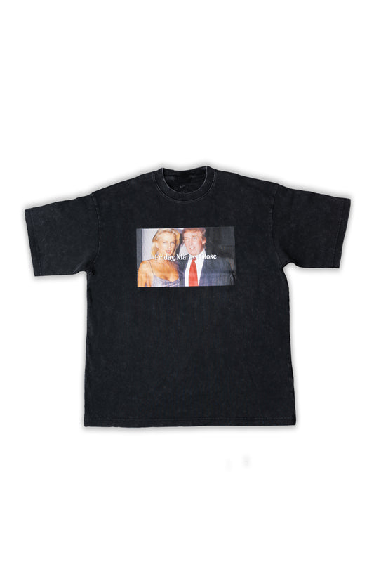 Classic Overlay Tee - "Stocks & Blondes"